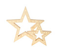 Stjerner med lys 60 LED 2-pk.